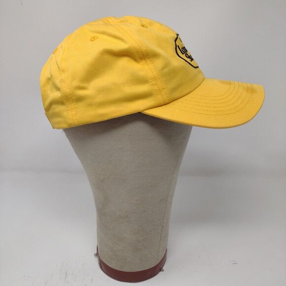 Louisville Slugger 125 Mens Strapback Hat Yellow Adjustable Embroidered Logo - Picture 6 of 11